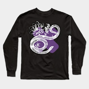 Purple Snake Long Sleeve T-Shirt